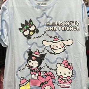 Hello Kitty & Friends Light Blue Women’s Shirt